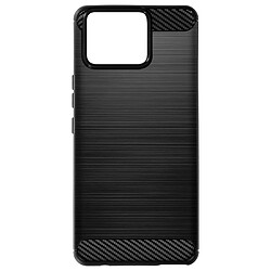 Avizar Coque pour Asus Zenfone 11 Ultra Souple Effet Carbone et Brossé Noir