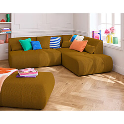 Lisa Design Onyx - pouf d'appoint - en tissu mailles 3D pas cher