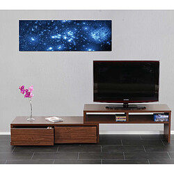 Acheter Decoshop26 Tableau LED sur toile illuminé tableau mural minuterie certifié FSC 120x40cm ciel étoilé 04_0003574