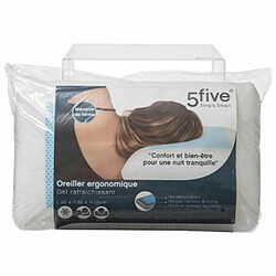 Oreiller Ergonomique Gel Box 30x50cm Blanc