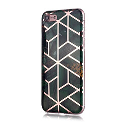 Coque en TPU motif marbre or rose imd vert pour votre Apple iPhone 8/7