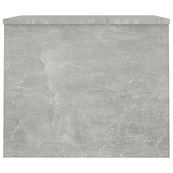 Acheter vidaXL Table basse gris béton 80x50,5x41,5 cm bois d'ingénierie