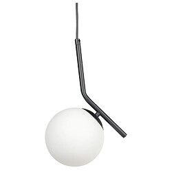 Beliani Lampe suspension WAPITI Verre Noir