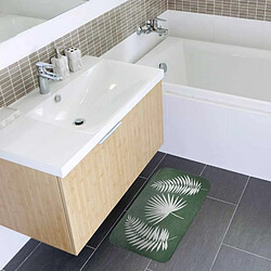 Paris Prix Tapis de Bain Imprimé Jungly 45x75cm Vert