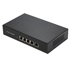 1 + 4 ports 10 / 100Mbps PoE Switch Injector Power over Ethernet IEEE 802.3af pour Appareils Photo AP VoIP intégrée Alimentation1532