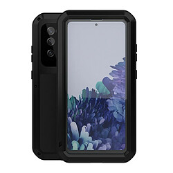 Coque en cadre métallique antichoc antichoc antipoussière noir pour votre Samsung Galaxy S20 FE/S20 FE 5G