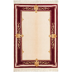 Vidal Tapis de laine 188x122 beige Darya