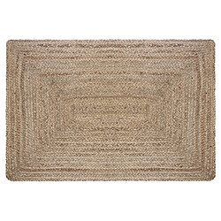 Atmosphera, Createur D'Interieur Tapis rectangulaire en jute Scandi - L. 60 x l. 90 cm - Marron