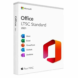 Microsoft Office 2021 LTSC Standard pour Mac - Clé licence à télécharger