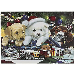 Universal Copoz noël chiot puzzle casse-tête forme unique casse-tête adulte enfant jouet cadeau