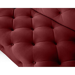 Lisa Design Gallata - canapé Chesterfield d'angle gauche - 5 places - en velours pas cher