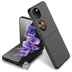 Htdmobiles Coque rigide gel fine 360 integrale (avant et arrière) pour Huawei P50 Pocket - NOIR