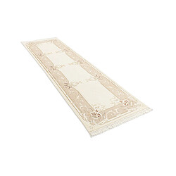 Vidal Tapis de couloir en laine 290x84 beige Darya