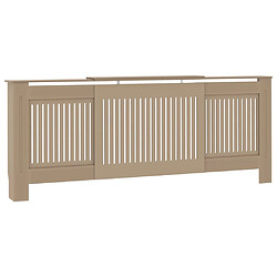 vidaXL Cache-radiateur MDF 205 cm