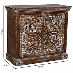 Avis Console Alexandra House Living Marron Bois de manguier 40 x 90 x 80 cm