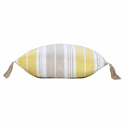 Paris Prix Coussin Tissé Déco Naturaline 40x40cm Jaune