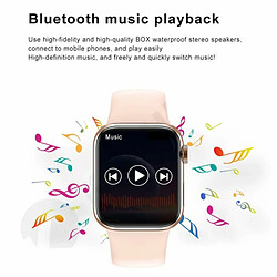 X8 Smart Watch 1.55 Pouces Plein Écran Tactile Bluetooth Moniteur De Fréquence Cardiaque Smartwatch Pour Ios Android Blanc