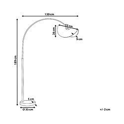 Avis Beliani Lampadaire HERRON Naturel