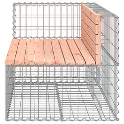 Acheter Maison Chic Banc jardin| Banc d'extérieur | Chaise design gabion 122x71x65,5 cm bois massif de douglas -GKD57093