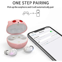 Acheter Chrono Écouteurs sans fil écouteurs bluetooth dans les oreilles écouteurs enfants, écouteurs sans fil avec contrôle tactile kitty chat écouteurs pour filles( Rose)