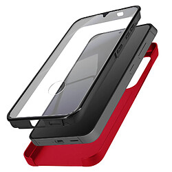 Avis Avizar Coque Intégrale pour Samsung S24 Rigide et Avant Souple Tactile Rouge