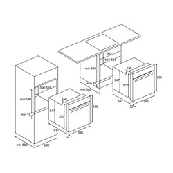 Avis Four intégrable multifonction 70l 60cm a pyrolyse inox - afp212ix - AIRLUX