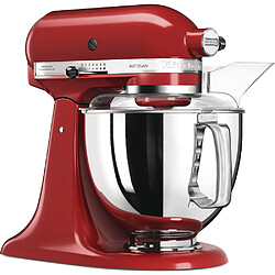 Robot pâtissier multifonction à tête inclinable 4.8l 300w rouge empire - 5ksm175pseer - KITCHENAID