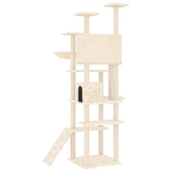 Acheter vidaXL Arbre à chat avec griffoirs en sisal Crème 191 cm