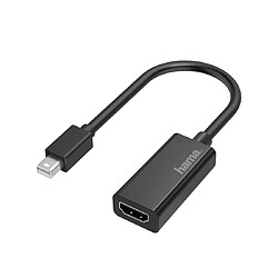 HAMA Adaptateur TV vidéo, fiche Mini-DisplayPort - port HDMI, Ultra-HD 4K