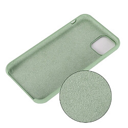 Avis Wewoo Coque Souple Pour iPhone 11 antichoc en silicone liquide de couleur solide vert menthe