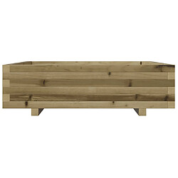 Acheter vidaXL Jardinière 90x90x26,5 cm bois de pin imprégné