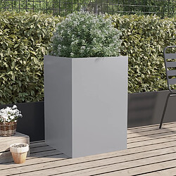 Avis Maison Chic Jardinière,Bac à fleurs - pot de fleur argenté 52x48x75 cm acier galvanisé -GKD31726