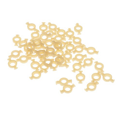 50 Pack de ABS En Plastique Trompette de Réparation Kit Trompette Valve Guides Pièces de Rechange