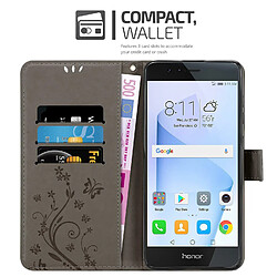 Avis Cadorabo Coque Honor 8 / 8 PREMIUM Etui en Gris