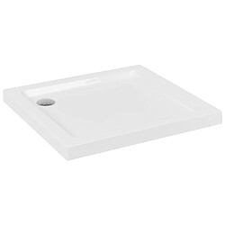 Acheter Beliani Bac de douche AMPAY 90 x 90 x 7 cm Blanc