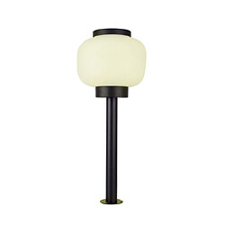 Avis Leds C4 Borne de jardin Lamtam Aluminium,Polypropylène Opale, Noir