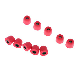 embouts earbud en mousse à mémoire de forme embouts earplug pour casque inear 4,5 mm rouge pas cher