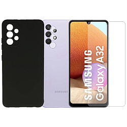 Protection intégrale Verre Trempé pour Samsung Galaxy A13 4G + Verre Trempé Caméra Arrière + Coque souple silicone Noir - Visiodirect