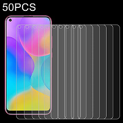 Wewoo Film de verre trempé Pour le de Huawei Honor Play 3 50 PCS 0.26mm 9H 2.5D