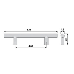 Avis Emuca Pied pour meubles, hauteur 24 mm, Plastique, Gris métalisé, 4 pcs.