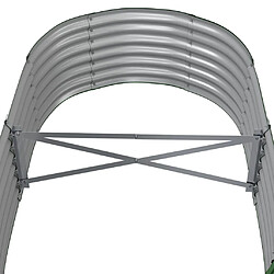 Acheter vidaXL Lit surélevé de jardin Acier enduit de poudre 152x80x36 cm Vert