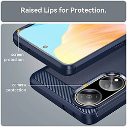 Avis Htdmobiles Coque pour Oppo A98 5G - housse etui silicone gel carbone + film ecran - BLEU FONCE