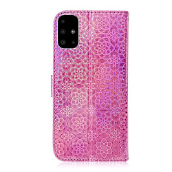 Avis Wewoo Housse Coque Pour Galaxy A51 couleur unie boucle magnétique coloré horizontale étui en cuir PU avec titulaire et fentes cartes et portefeuille et lanière rose