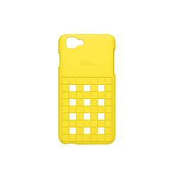 Coque ''Damier'' pour Wiko Kite - Jaune