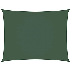 ComfortXL Voile De Parasol Tissu Oxford Rectangulaire 4x6 M Vert Foncé