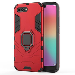 Wewoo Coque Housse de protection antichoc PC + TPU pour HuHonor 10, avec support d'anneau magnétique (rouge)