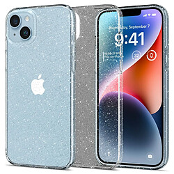 Spigen Sgp Spigen Liquid Crystal Glitter Coque Compatible avec iPhone 14 - Crystal Quartz