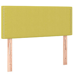 vidaXL Tête de lit Vert 100x5x78/88 cm Tissu