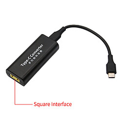 Avis Universal Adaptateur d'alimentation CC USB 3.1 C pour connecteur d'ordinateur portable Lenovo ASUS Prise carrée