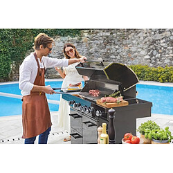 Boretti Barbecue gaz IMPERATORE Nero 4B